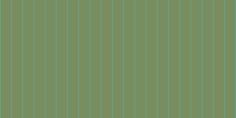 #4e6a2d (75%), #67a393 vertical lines, two pixels wide, thirty-six pixels apart