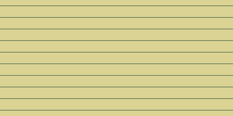 #4e6a4e, #dbd393 horizontal lines, thirty-eight pixels wide, two pixels apart