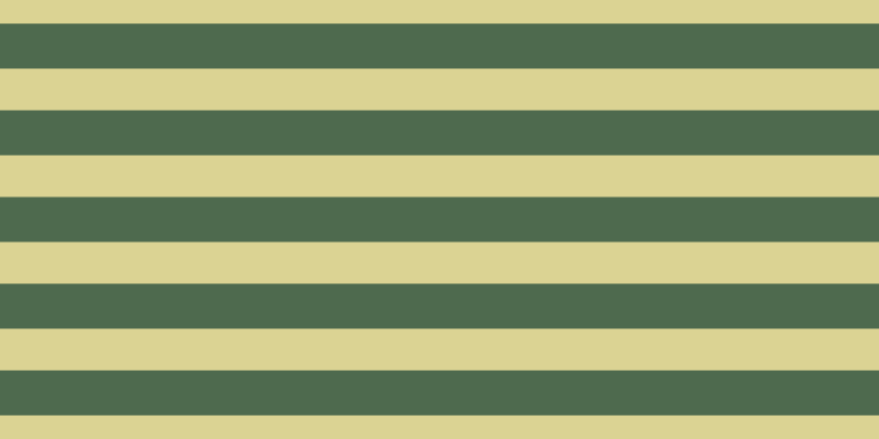 #4e6a4e, #dbd393 horizontal lines, thirty-eight pixels wide, forty-one pixels apart