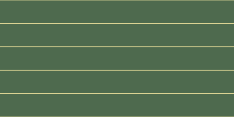 #4e6a4e, #dbd393 horizontal lines, three pixels wide, seventy-seven pixels apart