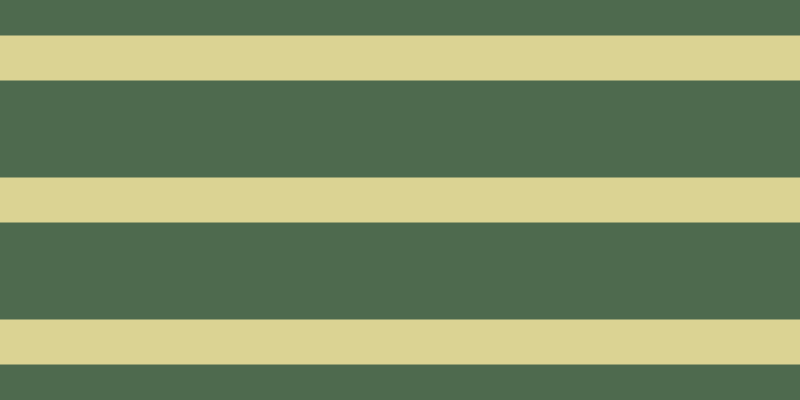 #4e6a4e, #dbd393 horizontal lines, forty-five pixels wide, ninety-seven pixels apart