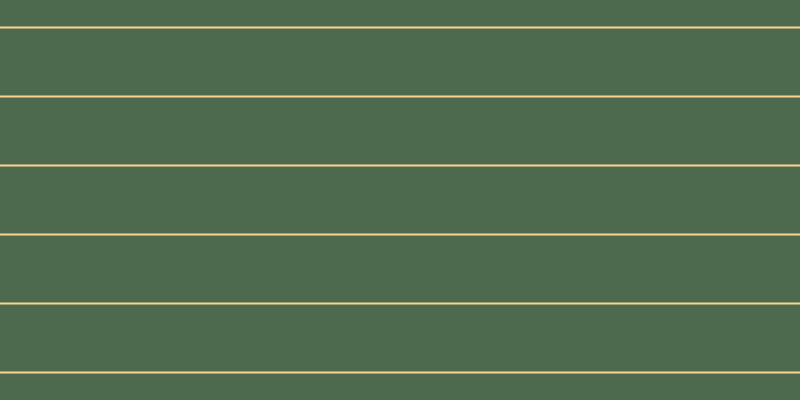 #4e6a4e, #fcd393 horizontal lines, two pixels wide, sixty-seven pixels apart
