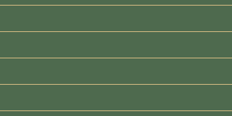 #4e6a4e, #fcd393 horizontal lines, two pixels wide, eighty-nine pixels apart