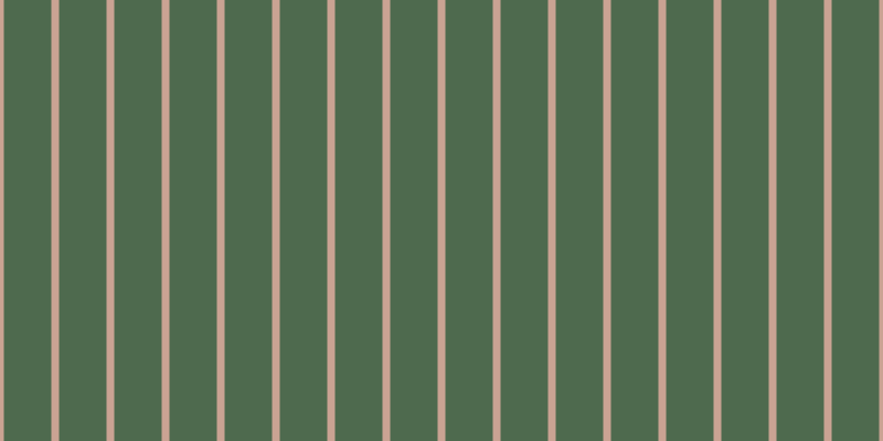 #4e6a4e, #caa393 vertical lines, seven pixels wide, forty-three pixels apart