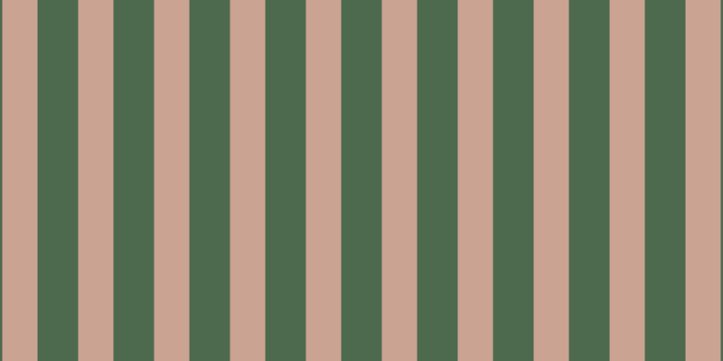 #4e6a4e, #caa393 vertical lines, thirty-nine pixels wide, forty-five pixels apart