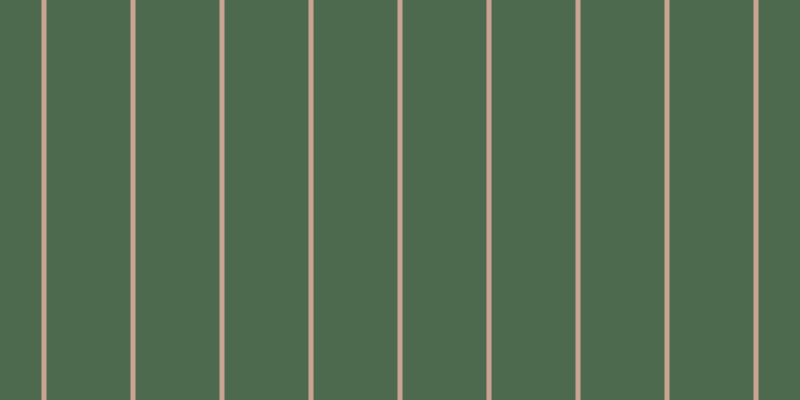 #4e6a4e, #caa393 vertical lines, five pixels wide, eighty-four pixels apart