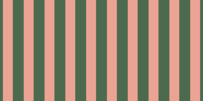 #4e6a4e, #eba393 vertical lines, thirty-nine pixels wide, forty-three pixels apart