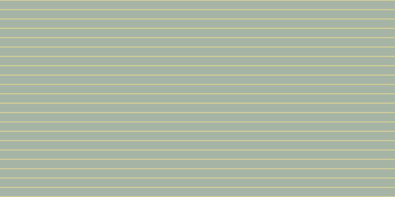 #4e6a4e (50%), #dbd393 horizontal lines, two pixels wide, seventeen pixels apart
