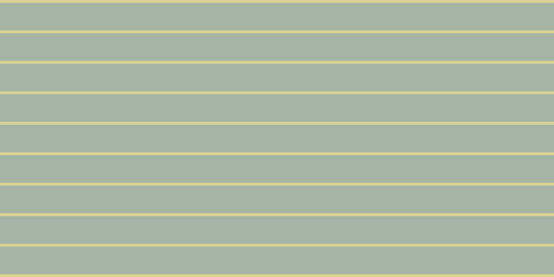 #4e6a4e (50%), #dbd393 horizontal lines, four pixels wide, forty pixels apart
