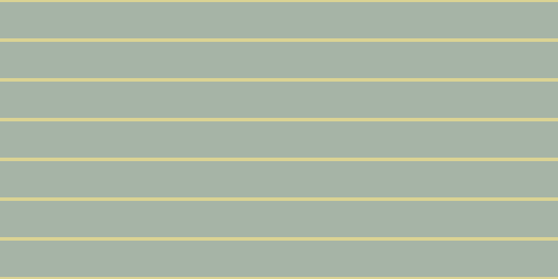 #4e6a4e (50%), #dbd393 horizontal lines, five pixels wide, fifty-two pixels apart
