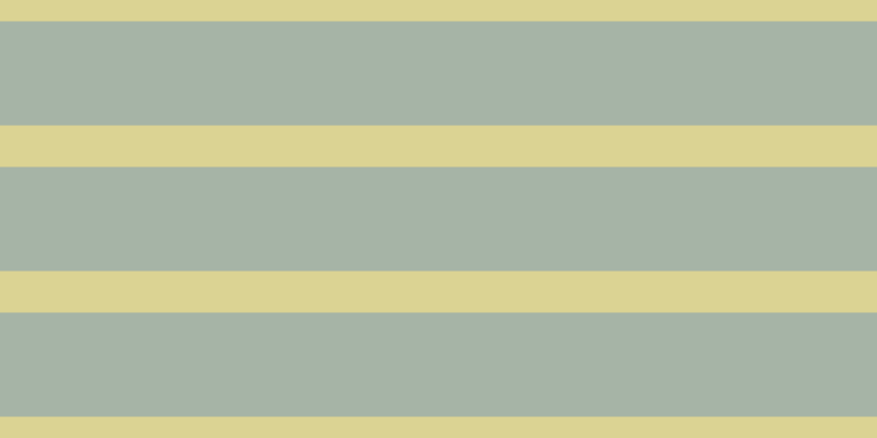 #4e6a4e (50%), #dbd393 horizontal lines, thirty-eight pixels wide, ninety-five pixels apart