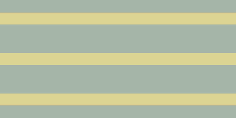 #4e6a4e (50%), #dbd393 horizontal lines, forty pixels wide, ninety-seven pixels apart