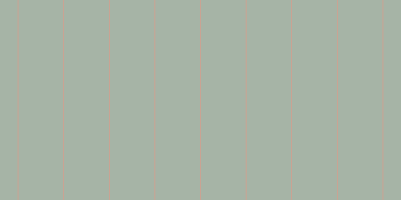 #4e6a4e (50%), #caa393 vertical lines, two pixels wide, eighty-nine pixels apart