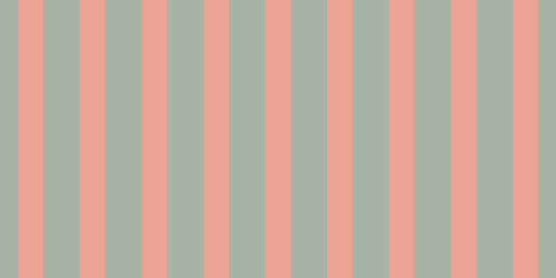 #4e6a4e (50%), #eba393 vertical lines, thirty-seven pixels wide, fifty-two pixels apart
