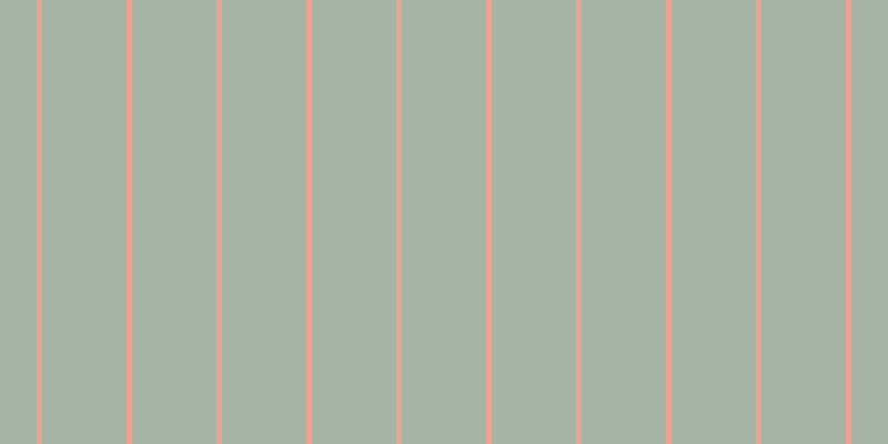 #4e6a4e (50%), #eba393 vertical lines, five pixels wide, seventy-six pixels apart