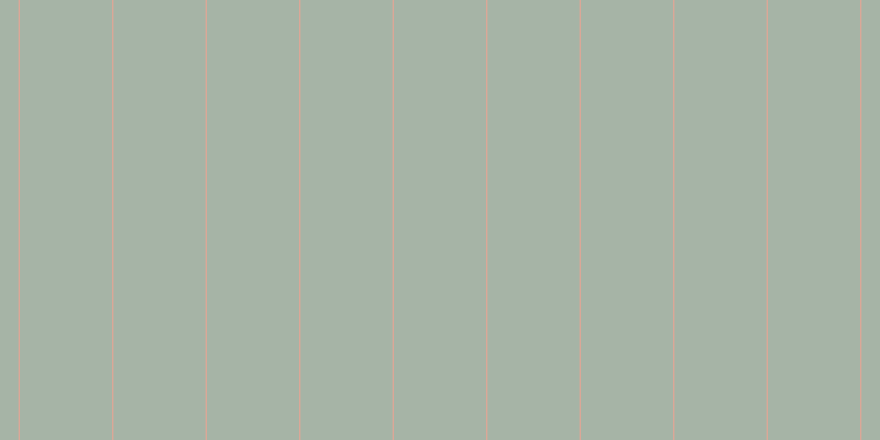 #4e6a4e (50%), #eba393 vertical lines, one pixels wide, eighty-four pixels apart
