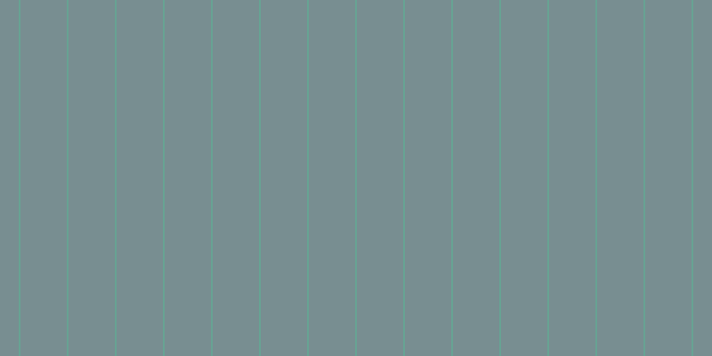#4e6a6f (75%), #67a393 vertical lines, two pixels wide, fifty-two pixels apart