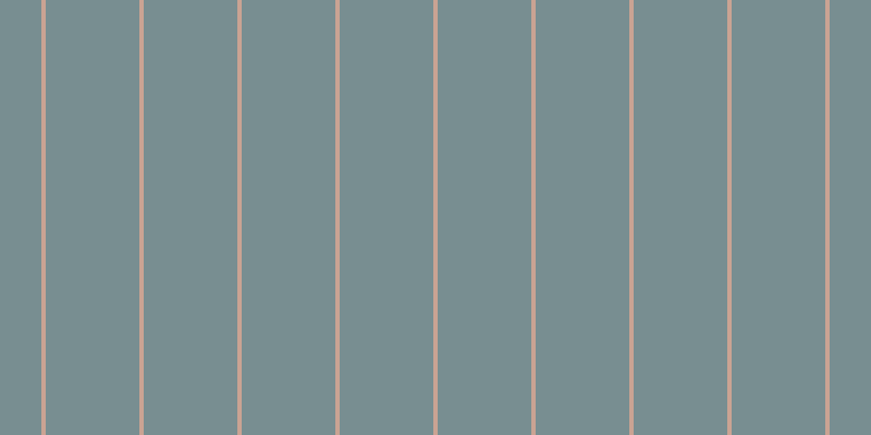 #4e6a6f (75%), #caa393 vertical lines, four pixels wide, eighty-six pixels apart