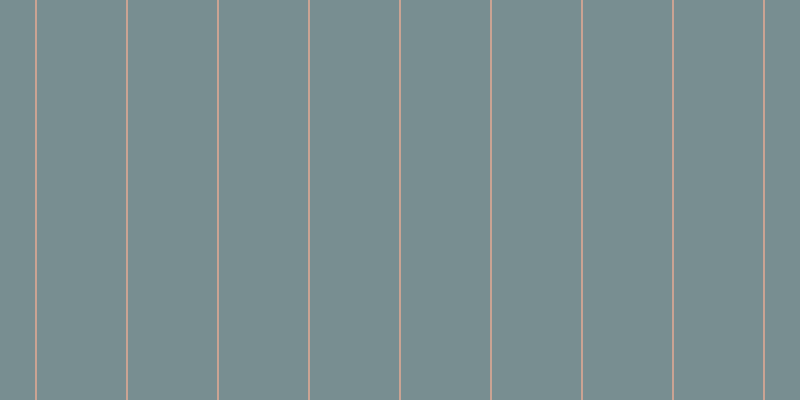 #4e6a6f (75%), #caa393 vertical lines, two pixels wide, eighty-nine pixels apart