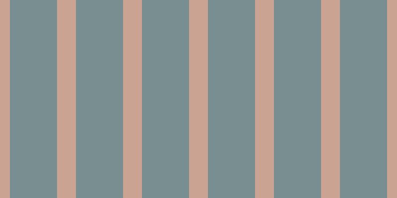 #4e6a6f (75%), #caa393 vertical lines, thirty-eight pixels wide, ninety-five pixels apart