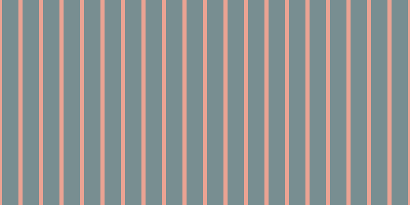 #4e6a6f (75%), #eba393 vertical lines, eight pixels wide, thirty-two pixels apart