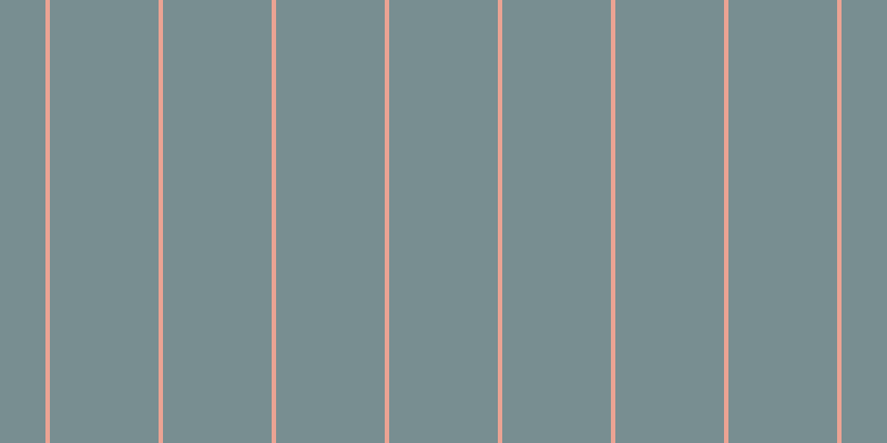 #4e6a6f (75%), #eba393 vertical lines, four pixels wide, ninety-eight pixels apart