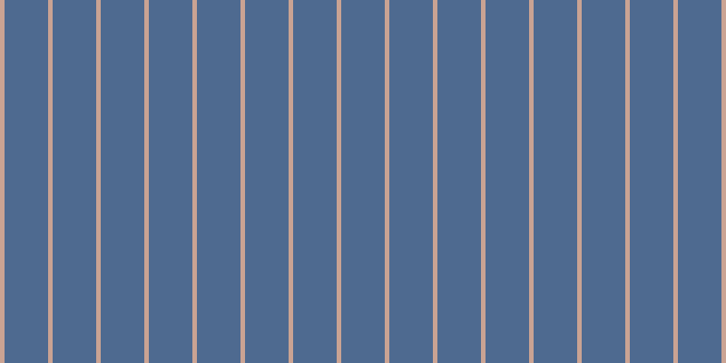 #4e6a90, #caa393 vertical lines, five pixels wide, forty-eight pixels apart