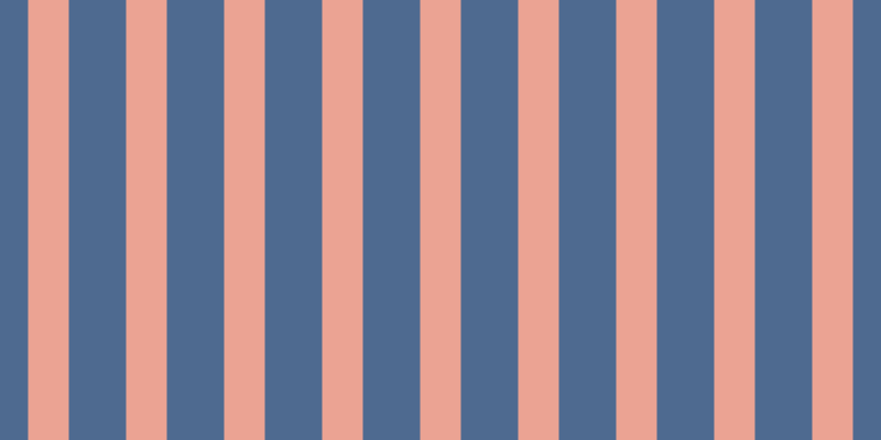 #4e6a90, #eba393 vertical lines, thirty-seven pixels wide, fifty-two pixels apart