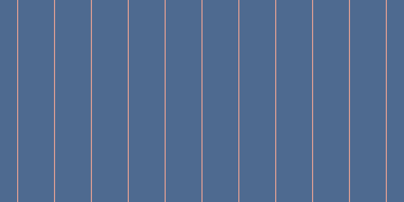 #4e6a90, #eba393 vertical lines, two pixels wide, seventy-one pixels apart