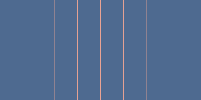 #4e6a90, #eba393 vertical lines, two pixels wide, eighty-nine pixels apart