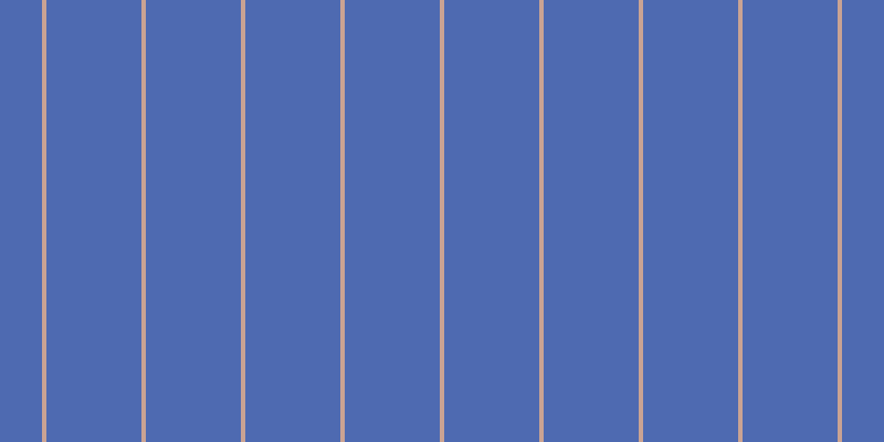 #4e6ab1, #caa393 vertical lines, four pixels wide, eighty-six pixels apart
