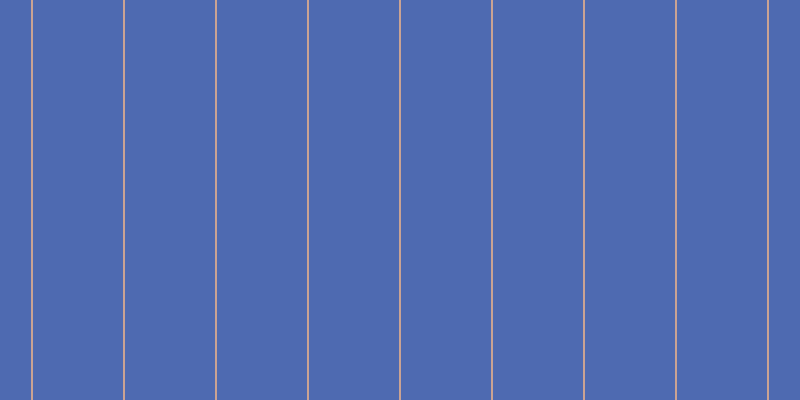 #4e6ab1, #caa393 vertical lines, two pixels wide, ninety pixels apart