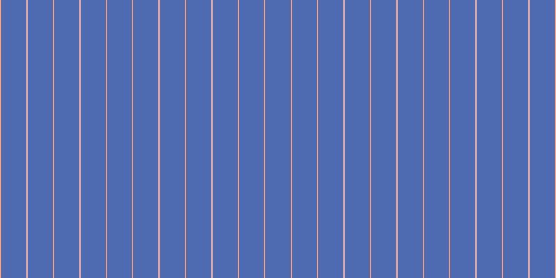 #4e6ab1, #eba393 vertical lines, two pixels wide, thirty-six pixels apart