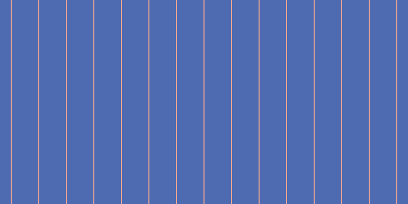 #4e6ab1, #eba393 vertical lines, two pixels wide, fifty-two pixels apart