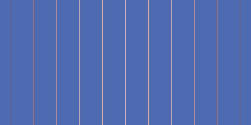 #4e6ab1, #eba393 vertical lines, two pixels wide, seventy-one pixels apart