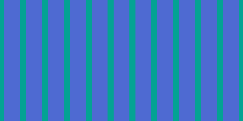 #4e6ad2, #04a393 vertical lines, twenty pixels wide, fifty-two pixels apart