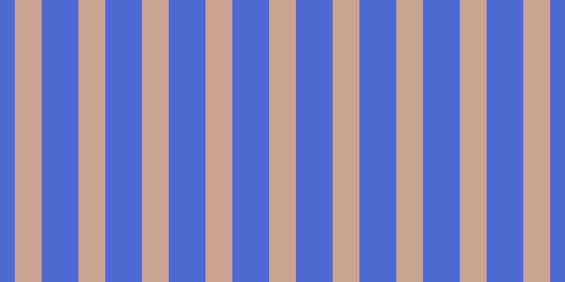 #4e6ad2, #caa393 vertical lines, thirty-eight pixels wide, fifty-two pixels apart