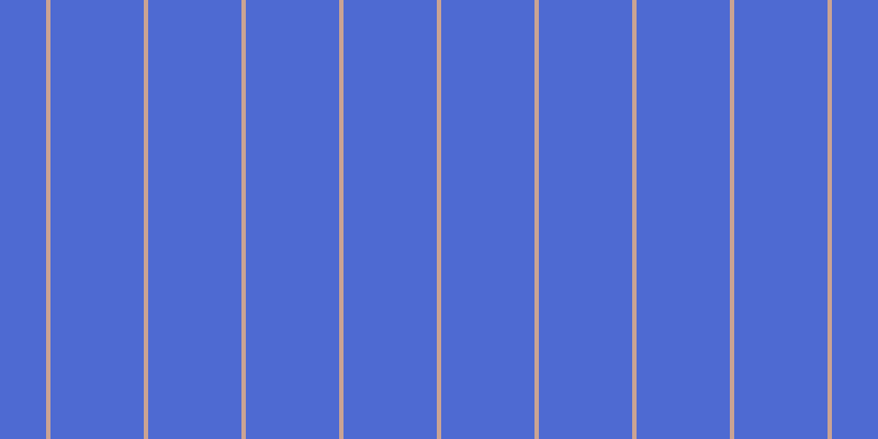 #4e6ad2, #caa393 vertical lines, four pixels wide, eighty-five pixels apart