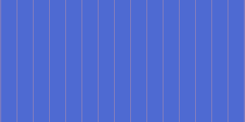 #4e6ad2, #eba393 vertical lines, one pixels wide, fifty-two pixels apart