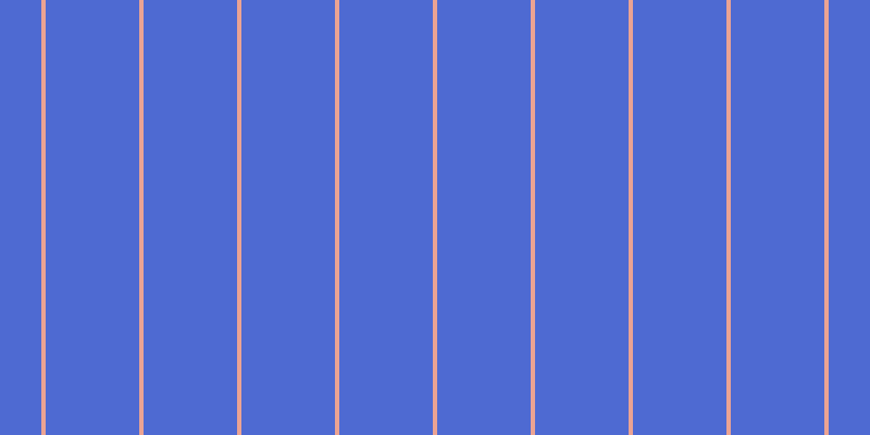 #4e6ad2, #eba393 vertical lines, four pixels wide, eighty-six pixels apart