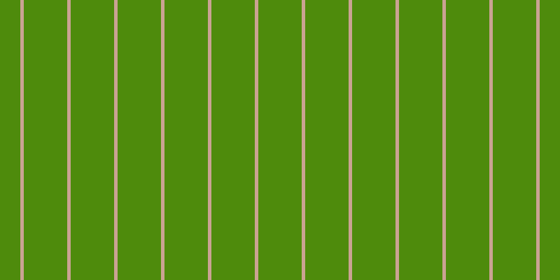 #4e8b0c, #caa393 vertical lines, five pixels wide, sixty-two pixels apart
