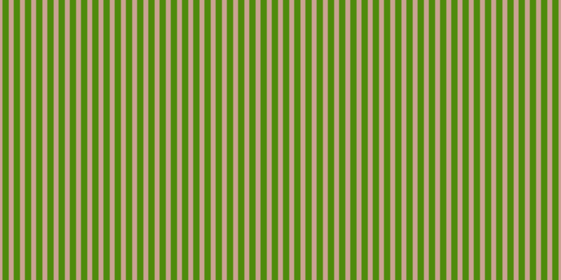 #4e8b0c, #caa393 vertical lines, seven pixels wide, nine pixels apart
