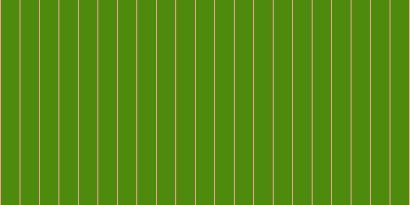 #4e8b0c, #eba393 vertical lines, two pixels wide, thirty-six pixels apart