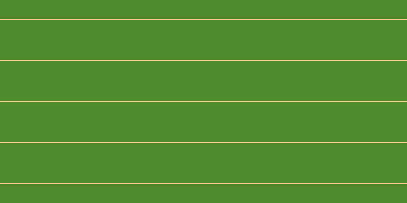 #4e8b2d, #fcd393 horizontal lines, two pixels wide, seventy-nine pixels apart