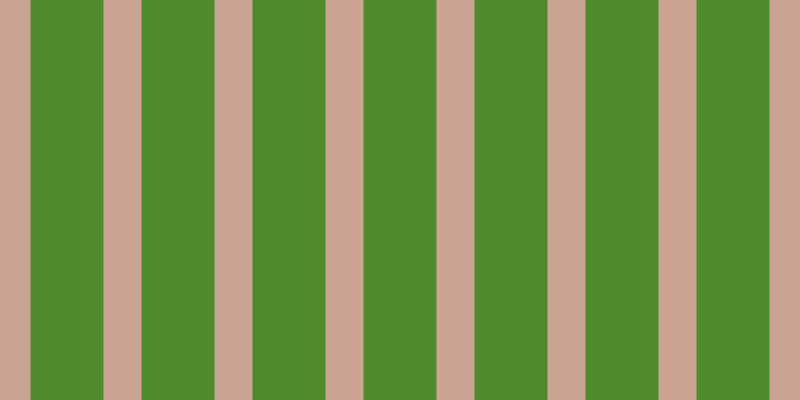 #4e8b2d, #caa393 vertical lines, thirty-eight pixels wide, seventy-three pixels apart