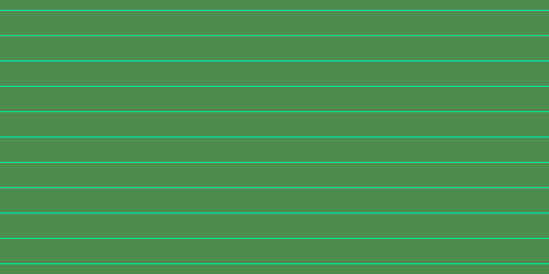 #4e8b4e, #15d393 horizontal lines, two pixels wide, thirty-five pixels apart