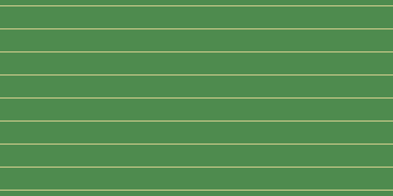 #4e8b4e, #dbd393 horizontal lines, two pixels wide, forty-five pixels apart