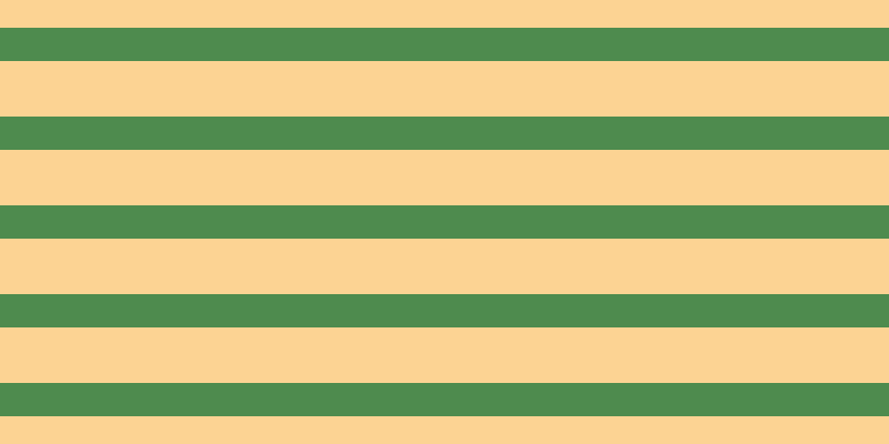 #4e8b4e, #fcd393 horizontal lines, fifty pixels wide, thirty pixels apart