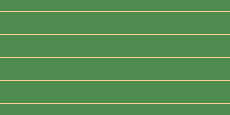 #4e8b4e, #fcd393 horizontal lines, two pixels wide, thirty-eight pixels apart