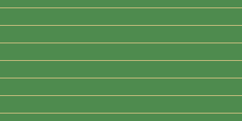 #4e8b4e, #fcd393 horizontal lines, two pixels wide, fifty-six pixels apart